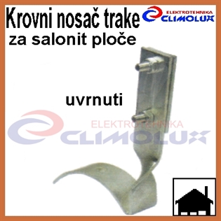 Krovni nosač pocinčane trake za salonit ploču - uvrnuti 90°